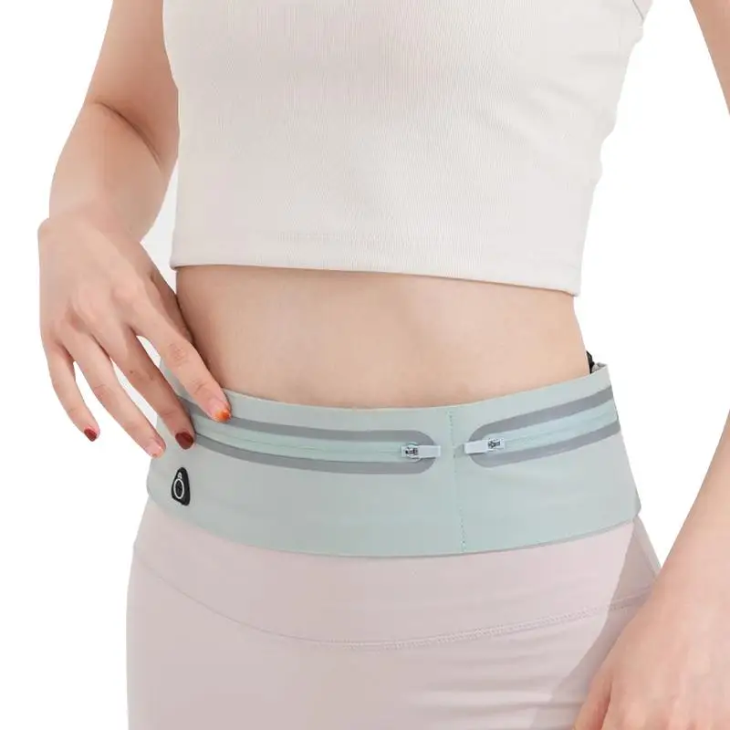 Riñonera reflectante para hombre y mujer, bolsa de cintura para correr, entrenamiento, ejercicio, teléfono