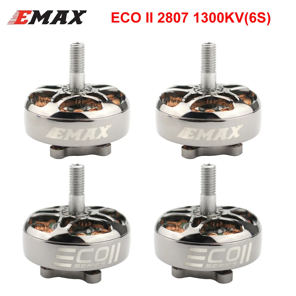 EMAX ECOII 2807 1300KV 3-6S Brushless Motor For 7'' FPV Racing Drone RC Quadcopter RC Parts DIY Accessories