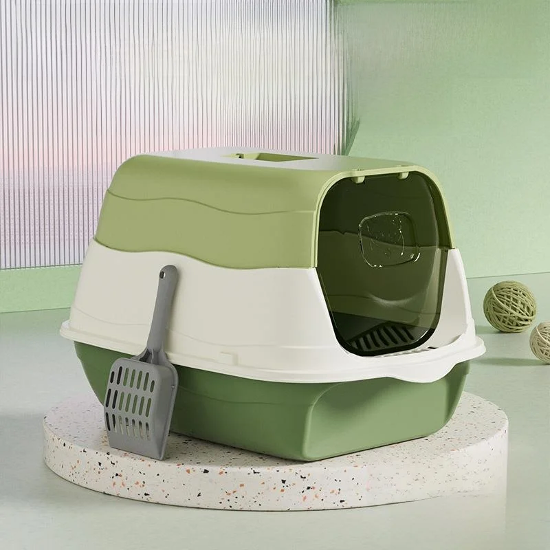 Extra Large Automatic Cleaning  Litter Box Full Enclosure Anti Odor Spill Proof  Toilet  Sand Box Special Large Size