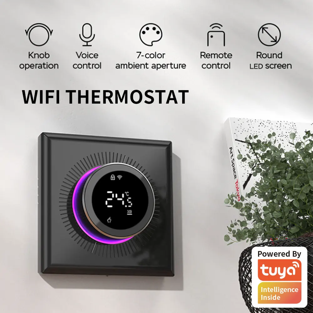 Tuya WiFi منظم حرارة ذكي، أرضية كهربائية/تدفئة المياه/الغاز، وحدة تحكم Smart Life تعمل مع Google Home، Alexa، Alice #2