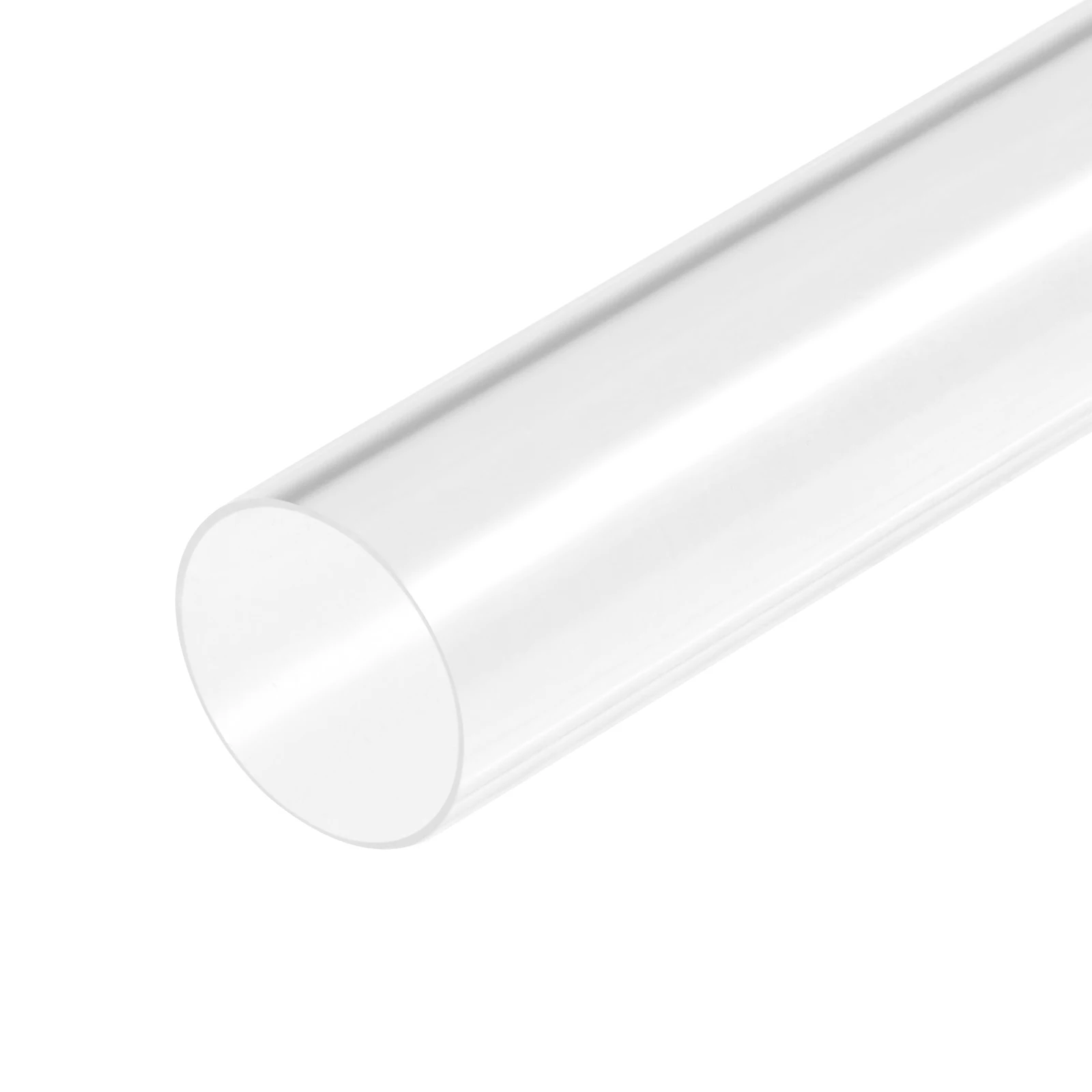 45cm Clear Acrylic Pipe High Transparent Rigid Acrylic Round Tube Fish Aquarium Water Tank Accessories Pipe Fittings for Lamps