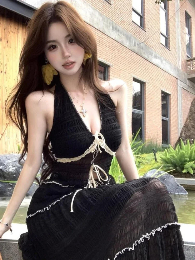 Roupas femininas longas maxi roupas recém chegados ocasião formal roupas de verão 2025 co ord tendência y2k feminino duas peças saia conjunto