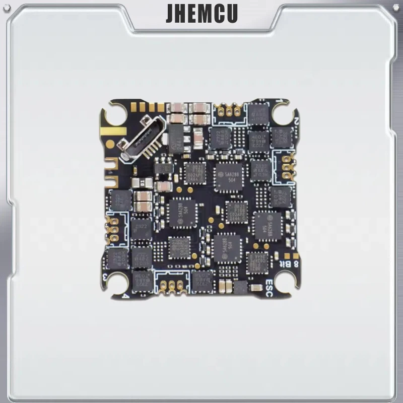 

JHEMCU GHF435AIO V2 20A Flight Controller 2-4S with OSD Baro Blackbox Built-in ELRS 2.4G Receiver for RC FPV Freestyle Drone
