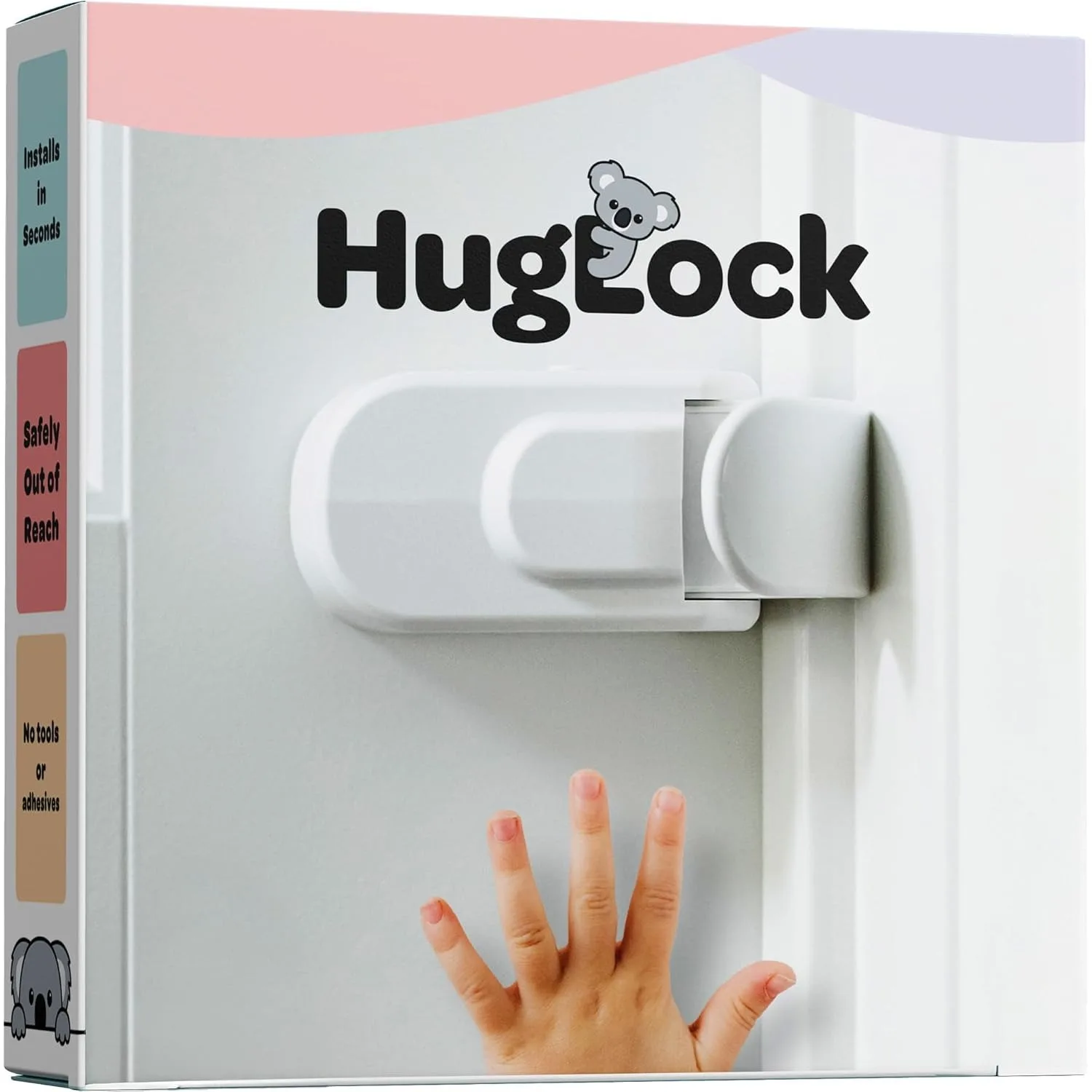 Child Safety Lock with Anti-Jamming Door Blocking Mechanism High Quality Safety Cabinet Lock Kids Security Protection Door Lock