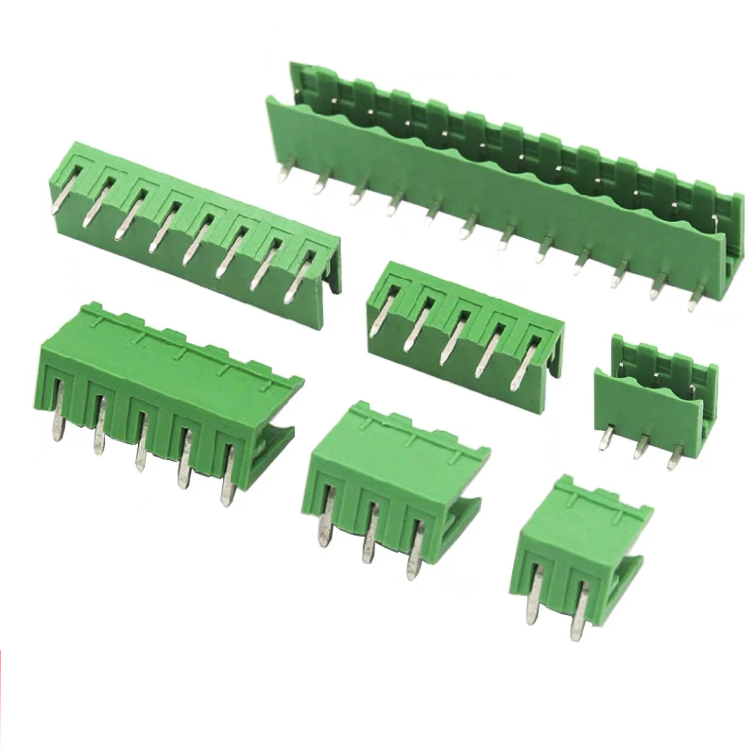 5Pair Pitch 5.08mm PCB Screw Terminal Block 2EDG 5.08mm 2P-12Pin Right Angle Plug-in Type Male Plug Female Socket Wire Connector