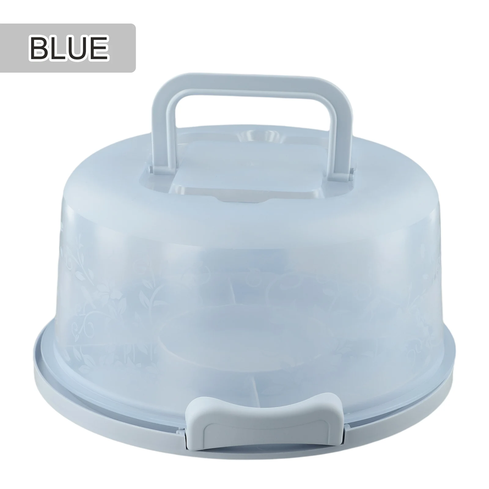 

Birthday Cake Storage Box Round Cake Carrier Container Stand With Lid And Handle For Transport Storage Portable Buckle Cake Box