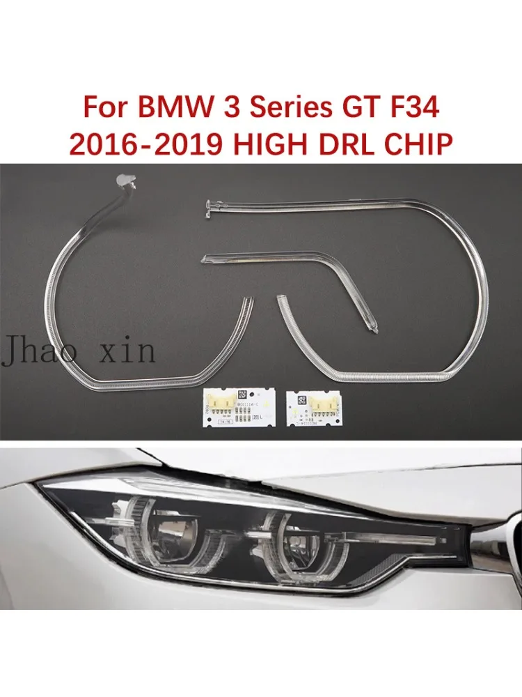 Weißlicht für BMW 3er GT F34 2016-2019 HIGH Auto-Tagfahrlicht DRL CHIP Lampenröhre Ballastmodul Angel Eyes Leiterplatte
