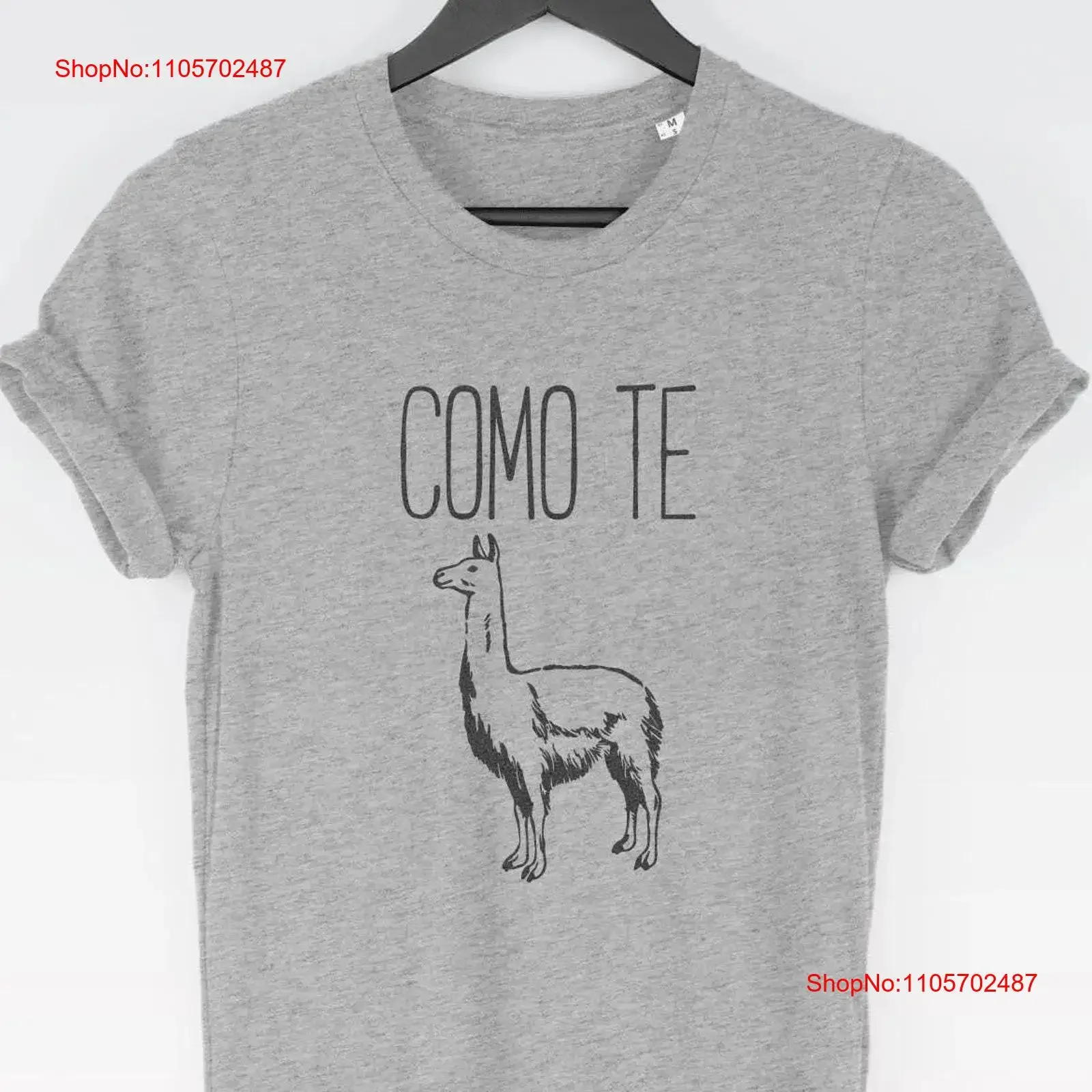 Como te Llama T Shirt tee funny Spanish top men's women's vintage Washed Soft Stretched fashion Casual Versatile Breathable