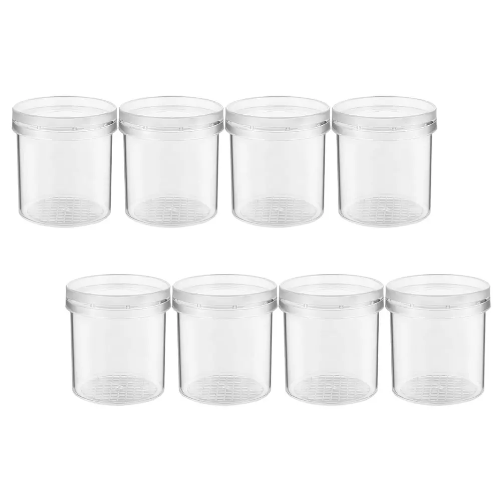 

8pcs Insect Observation Cup Magnifying Tool High Transparency Portable Bug Viewer Container Kids Insect Cage Jar
