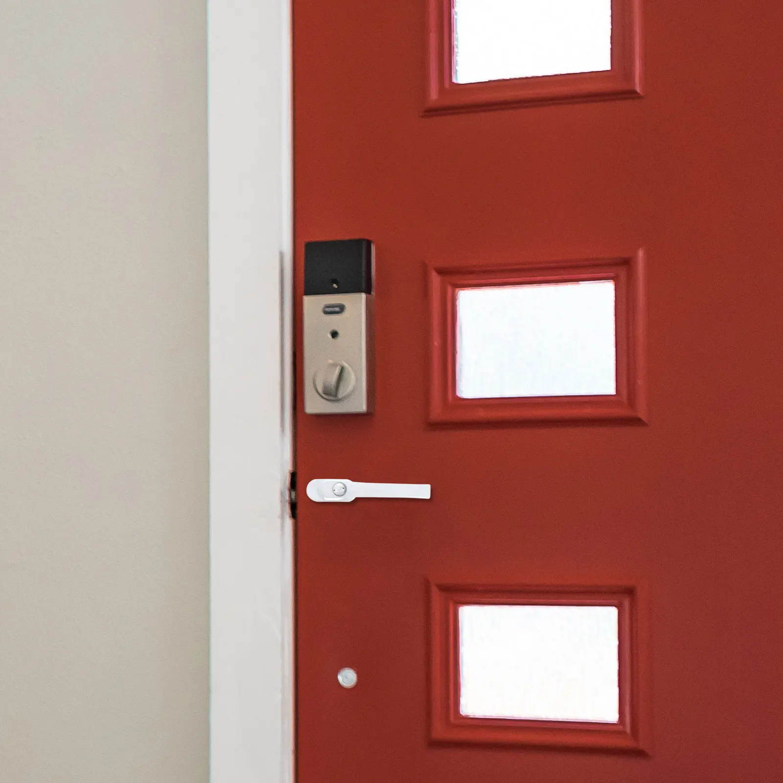 

Thickened Door Lock Indoor Security Deadbolt Lever Handle Sturdy Durable Standard Size Easy Install for Indoor