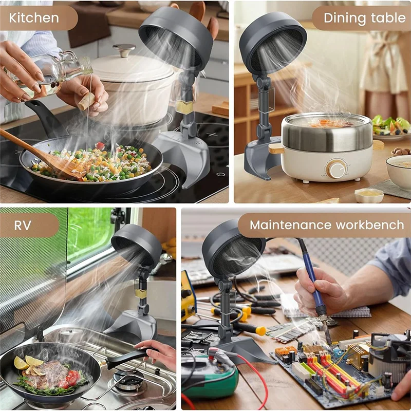 

B88B-Портативная вытяжка для приготовления пищи Портативная вытяжка с низким уровнем шума для кухни, крытого барбекю