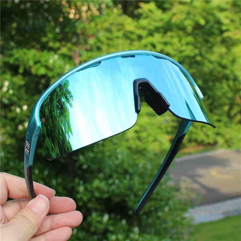 نظارات شمسية نيون لركوب الدراجات للرجال والنساء، نظارات رياضية لركوب الدراجات والجري في الهواء الطلق، نظارات شمسية للدراجة، نظارات نظارات للدراجة