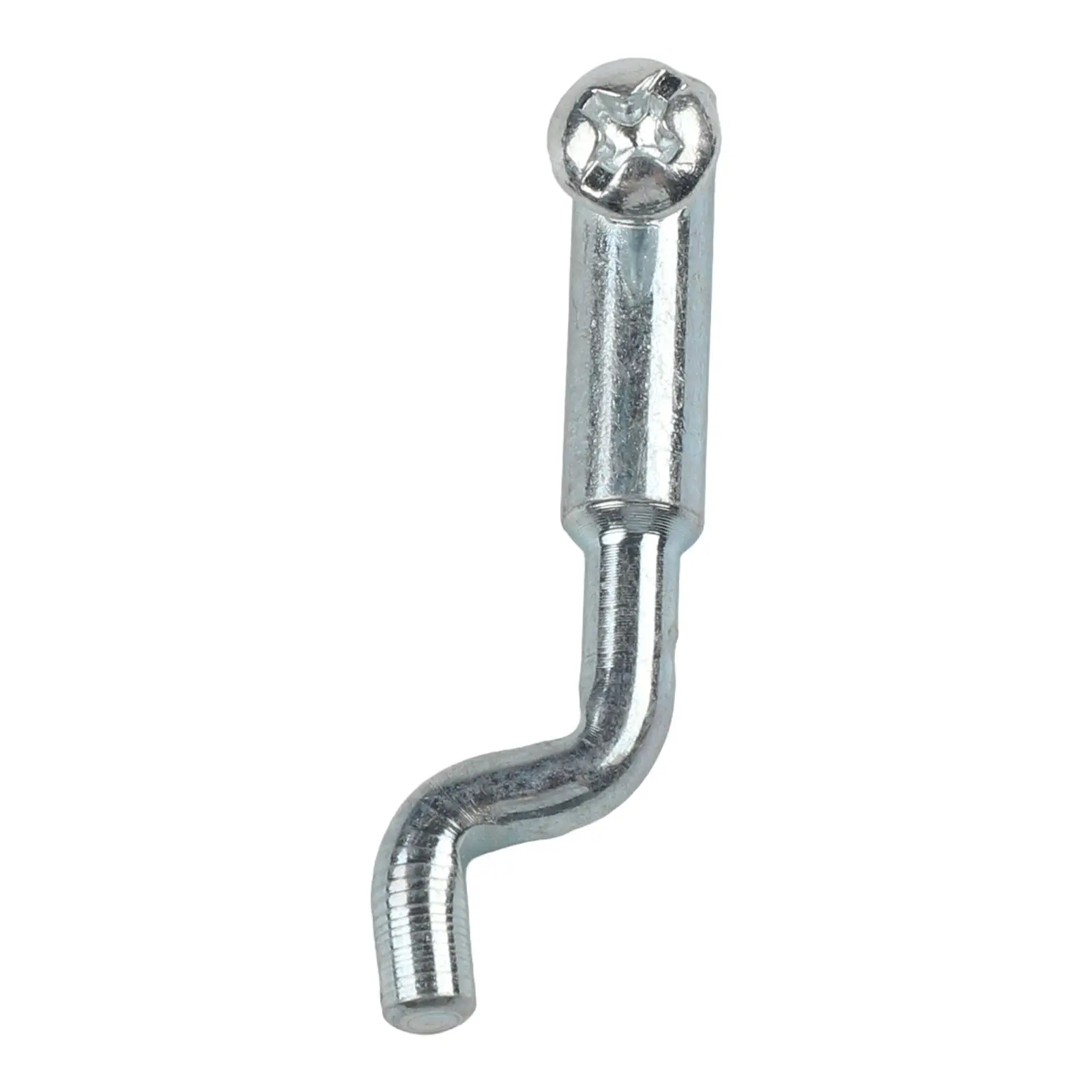 Metal Z-style cable end for lawn mower cable replacement suitable for 2mm cables single hole fixing for secure attachment