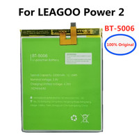 New BT5006 3200mAh Original Battery For LEAGOO Power 2  Power2 BT-5006 Smart Mobile Phone Built-in Batteries Battery Bateria