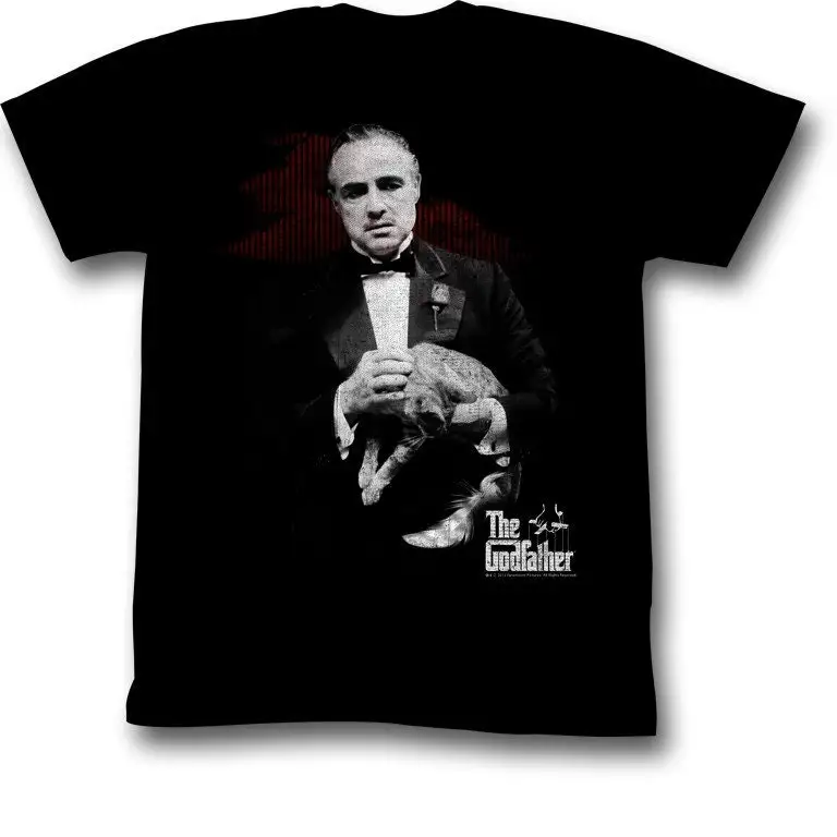 Godfather Contemplation Black Adult T Shirt