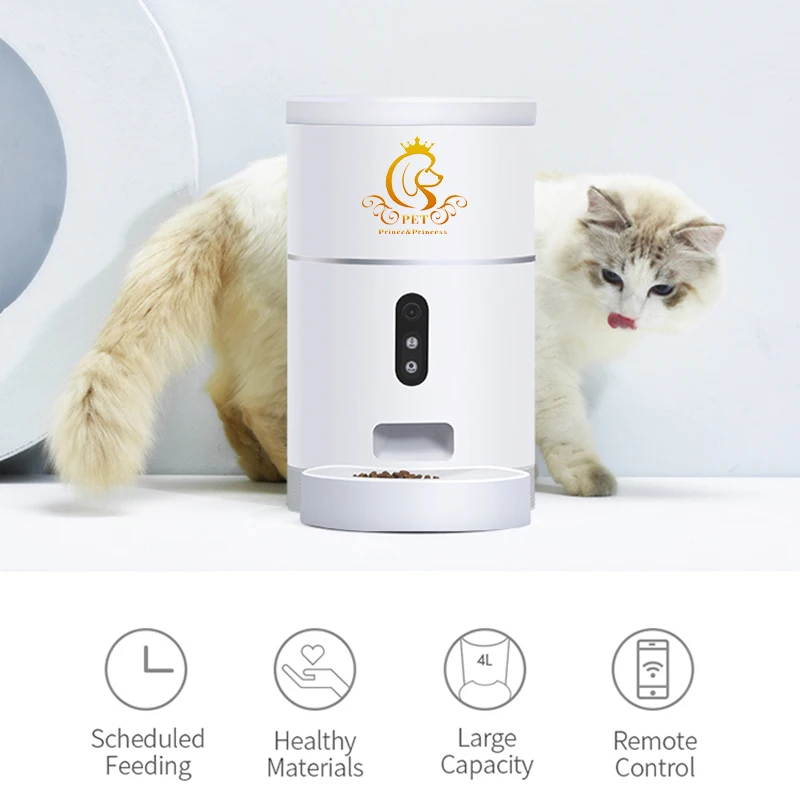 EUR PET Phone App Control Smart Wifi Advanced Auto Reminder Timed Cat Dog Food Dispenser Automatic Pet Feeder