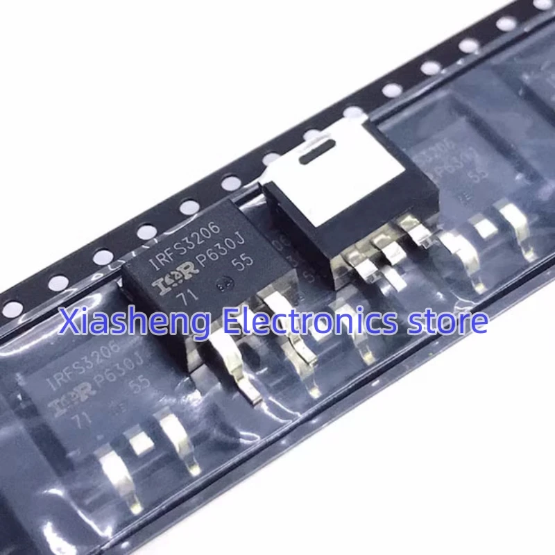 MOSFET電界効果トランジスタ,10個,fs3206 irfs3206 irfs3206pbf〜-263, 60v,120a,高品質,オリジナル,新品