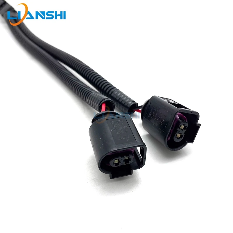 2 Pin 4D0971992 1J0973332A Horn Adapter Harness 1 to 2 Splitter Fits Audi Skoda Rapid Kodiaq VW Passat Snail Horn Wiring Kit