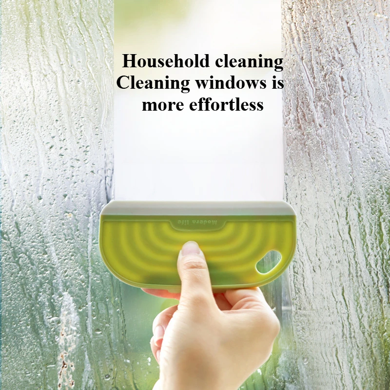 Non-Scratch Soft Silicone Handy Squeegee Kitchen Sink Countertop Squeegee  Window Mirror Water Wiper Clean Scraping Film Scraper