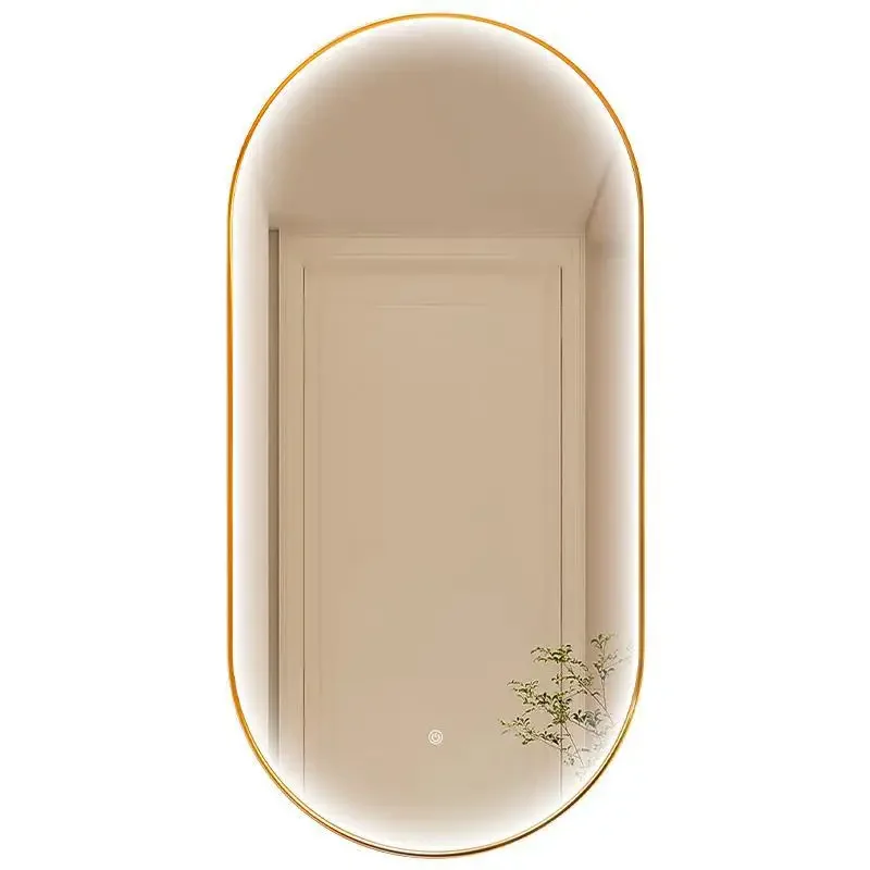

Oval, highlight, vanity, vanity mirror, smart, bathroom, wall mounted, toilet