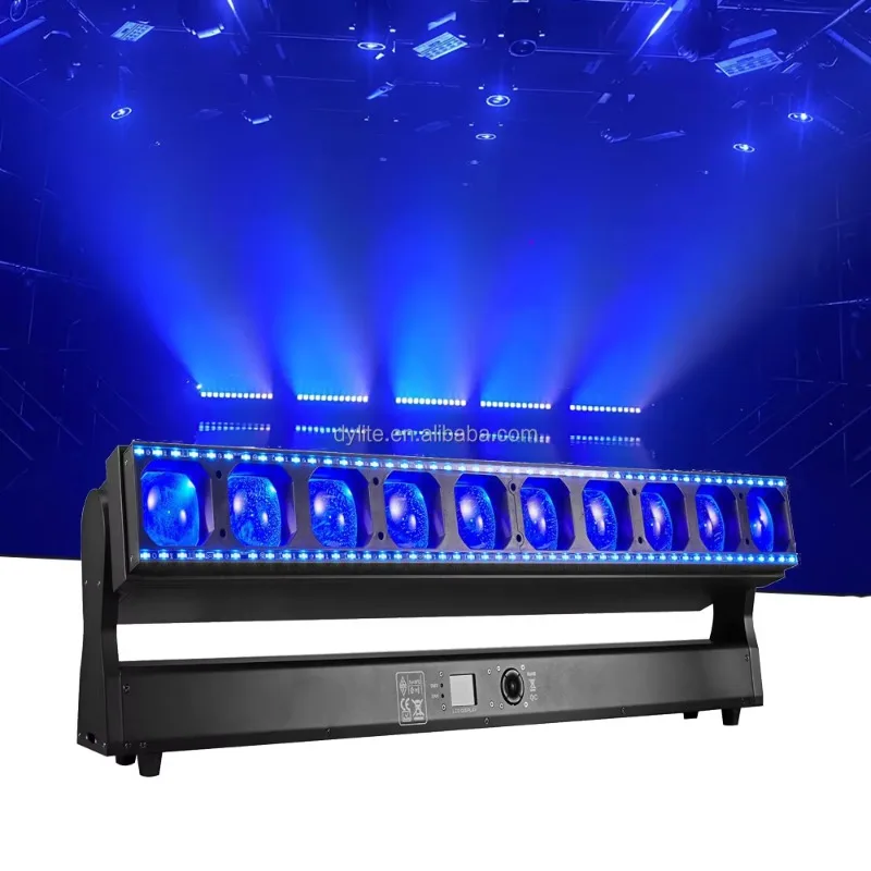 10*60W RGBW LED Wall Washer Light Bar Chasing Effect Stage Lighting for DJ Disco Club Party Event Professional Wash Light