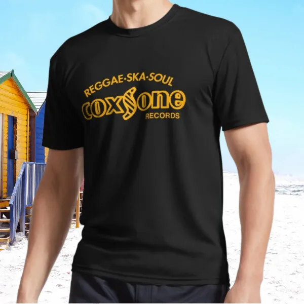 New Coxsone Records  Reggae Music Label Active TShirt Funny Size S  5XL