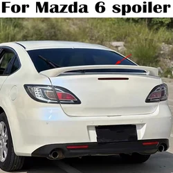 For Mazda 6 Spoiler 2006 2007 2008 2009 2010 2011 2012 2013 High Quality ABS Plastics Car Rear trunk cover spoiler wings Airfoil