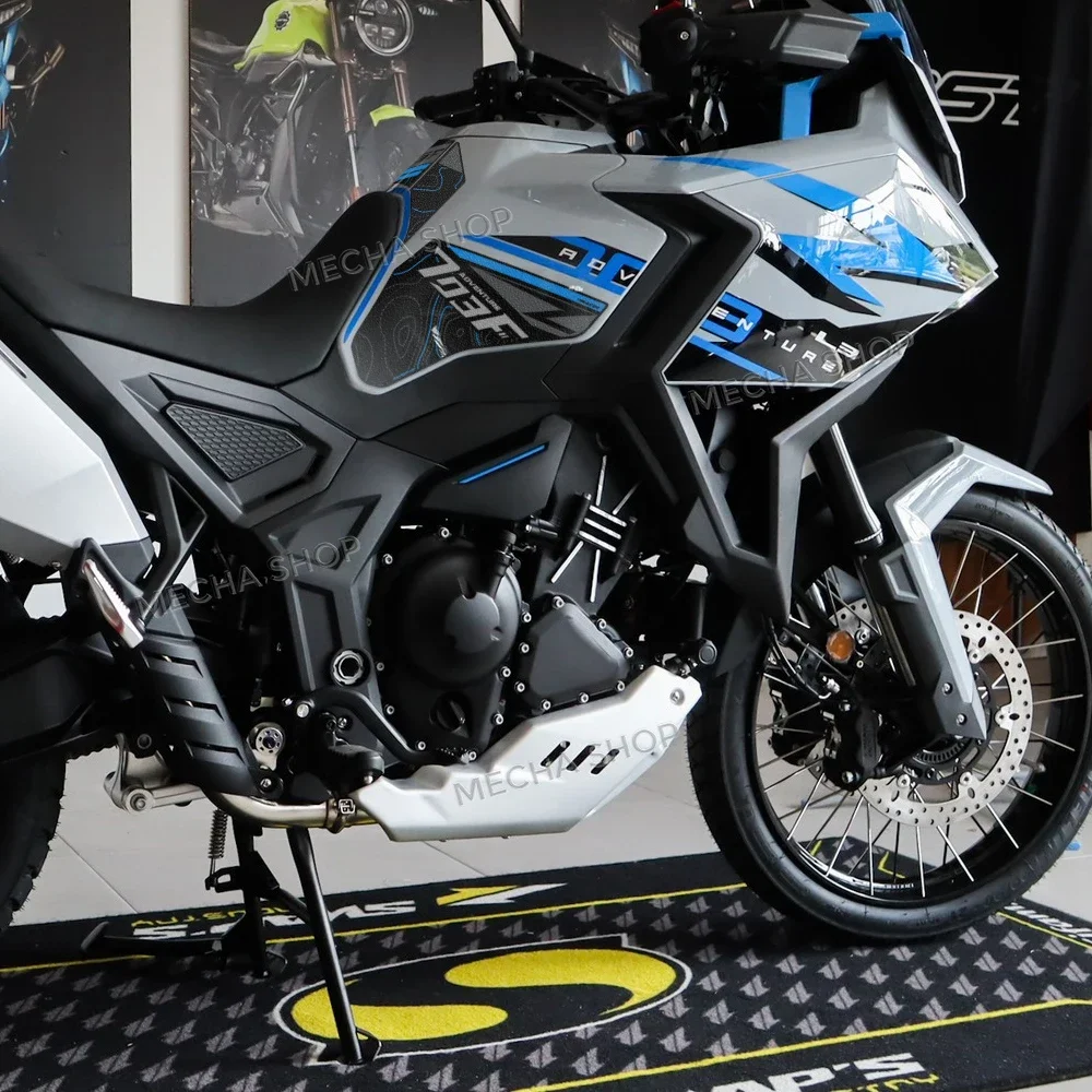 Motorcycle Anti-slip Sticker Protection Kit Accessories for Zontes 703 F Adventure 2025 Tank Pad