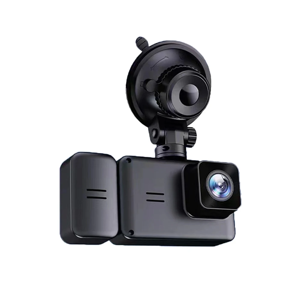 

3-Channel Car Dash Cam High Definition WiFi Dash Cam Front And Rear Inside Triple Car Camera With Loop Recording G-Sensor