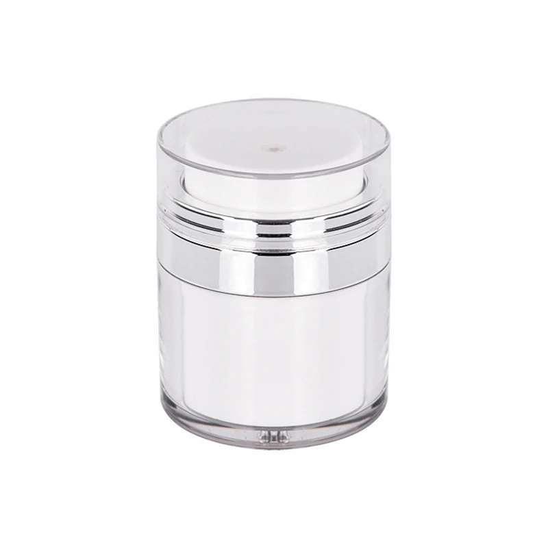 1pcs 15/30/50ml Portable Travel Dispenser Pump Bottle Empty Acrylic Cream Jar Press Refillable Cosmetic Storage Container Makeup