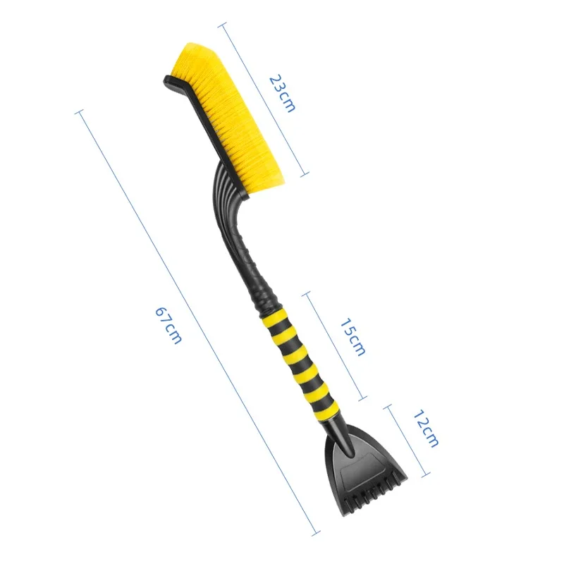 Car Snow Brush Extendable Cleaning Removal Shovel Scraper Winter Auto Brushes Windshield Deicer Remover Tools Wash Defroster