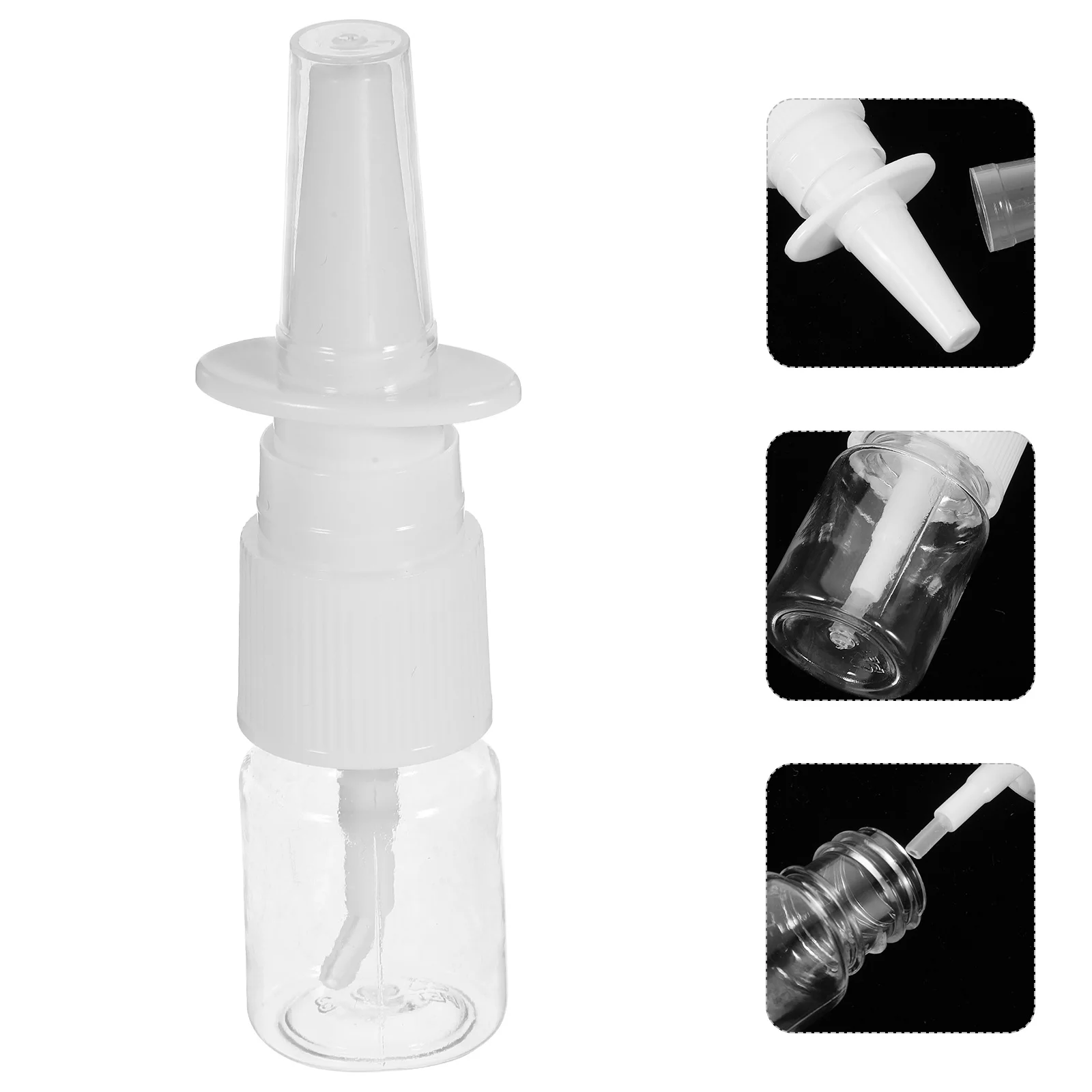 20 Pcs Mist Spray Bottle PET Transparent Bottles Nasal Botrles Direct for Hair Thickened Portable Plant Travel