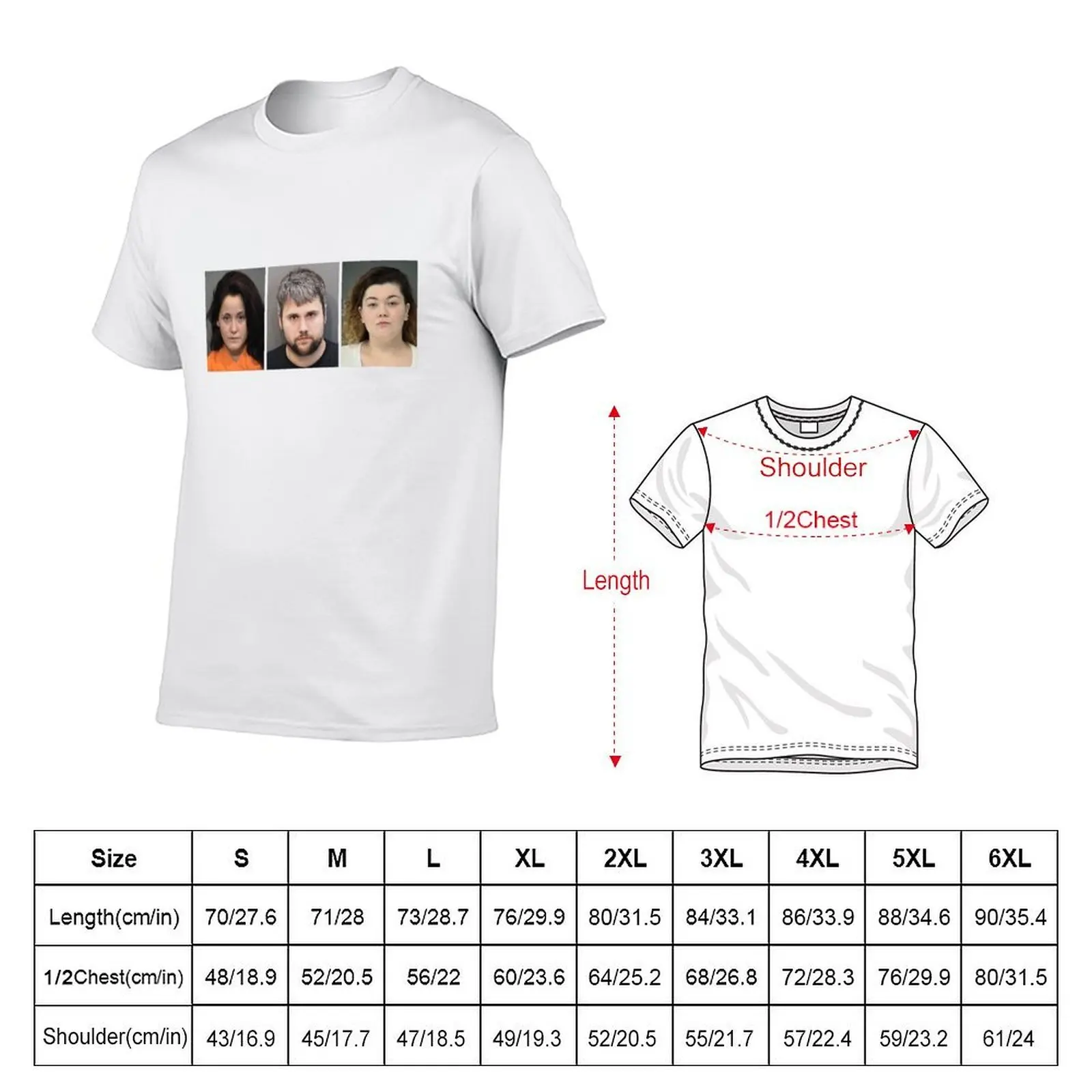 Teen Mom Mugshot T-Shirt cotton graphic tees tshirts personalised Short sleeve tee men