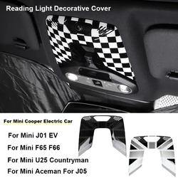 Car Reading Light Frame Cover Stickers For Mini Cooper J01 J05 U25 F65 F66 2024 2025 For Electric Car Interior Accessories