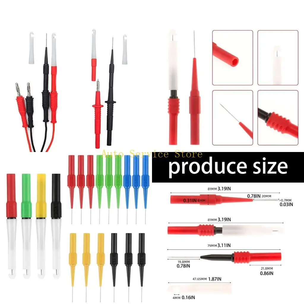 462A Multimeter Test Leads For Electronic Components Repair Multimeter Back Probe