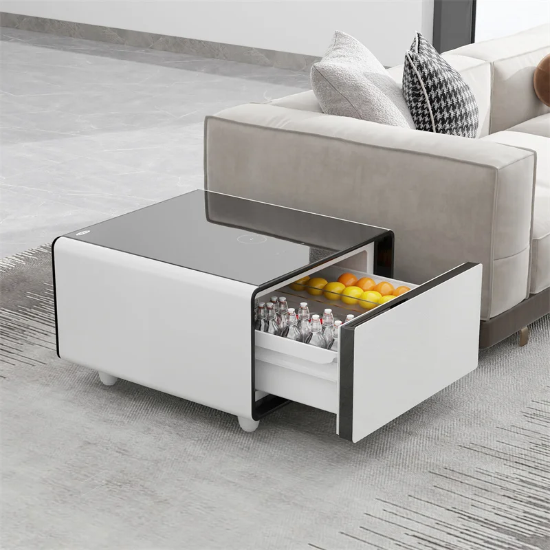 Outdoor Multi Function Furniture Smart Coffee Table Fridge Refrigerator Cooler Tables for Picnic Camping