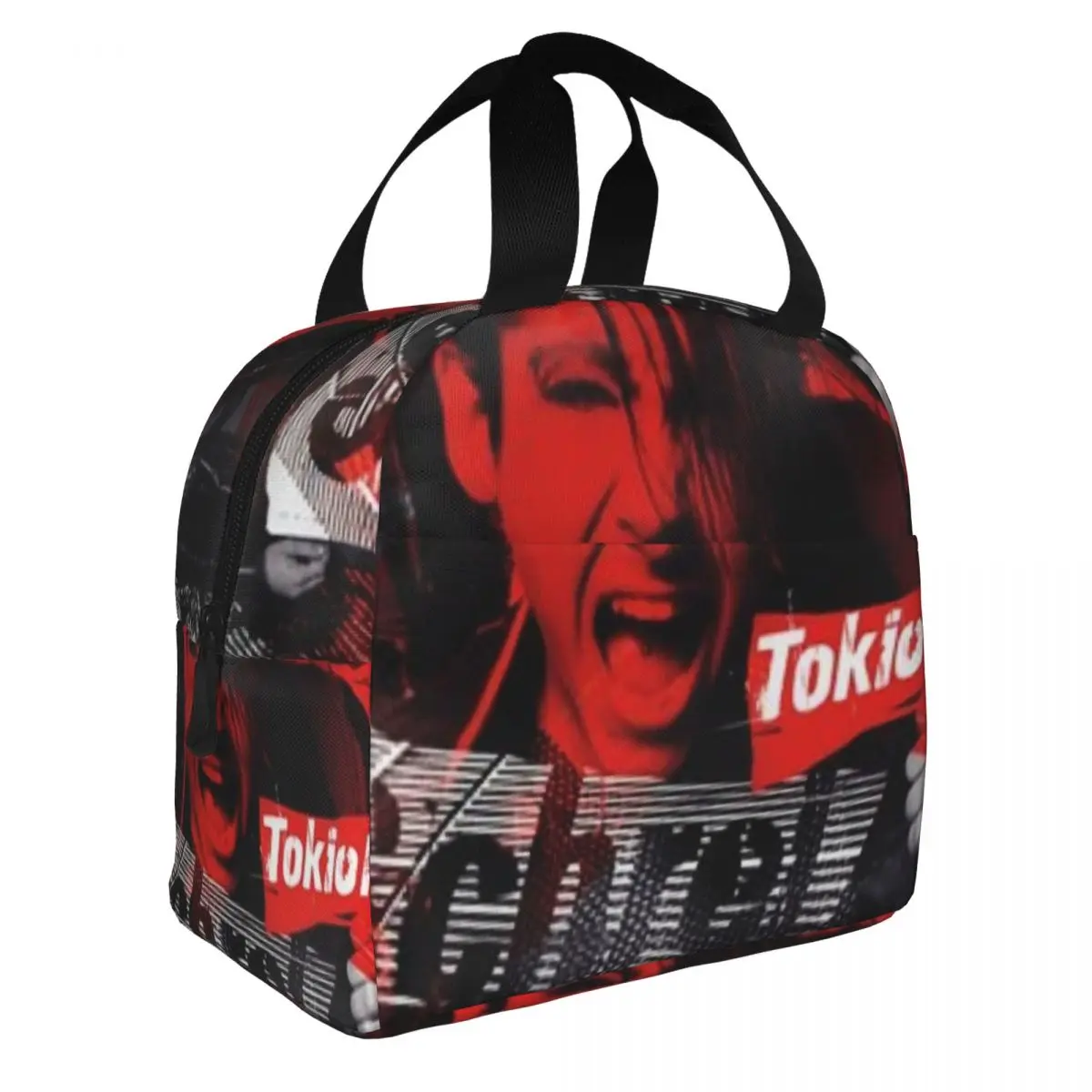 Tokio Hotels Insulated Lunch Bags for Women Heavy Metal Music Rock Resuable Thermal Cooler Food Lunch Box Work School Travel