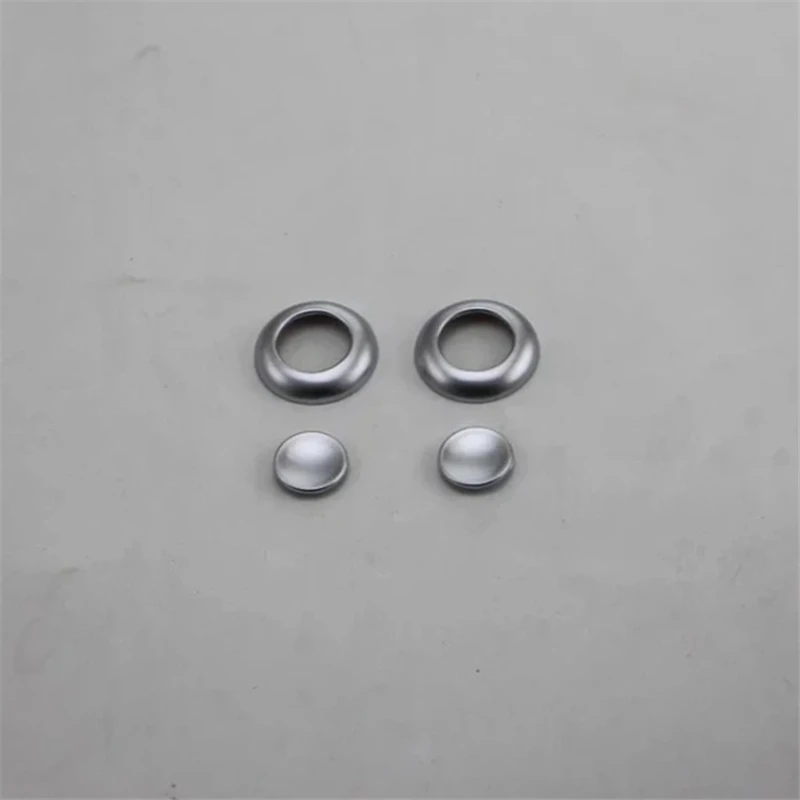 WELKINRY For Land Rover Discovery Sport L550 2014-2024 ABS Chrome Car Seat Neck Pillow Headrest Regulator Switch Button Trim