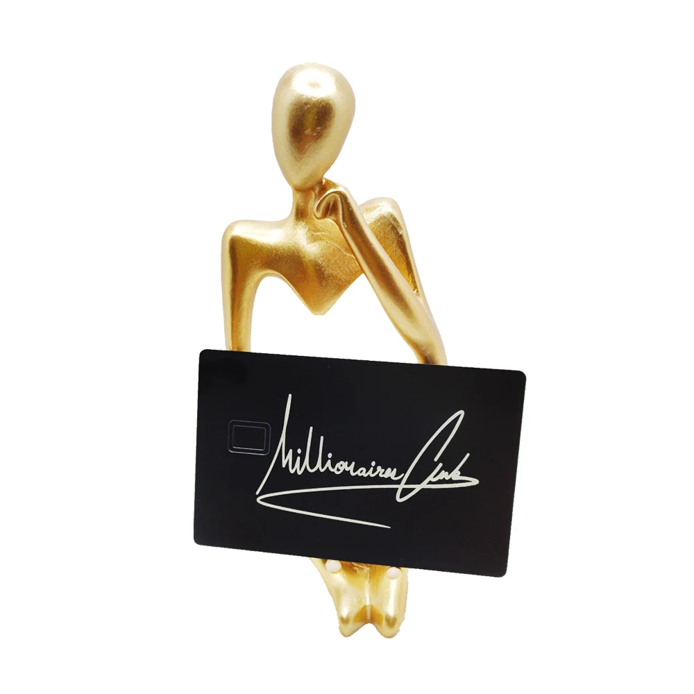 1pcs Millionair\'s club metal card Gift Card