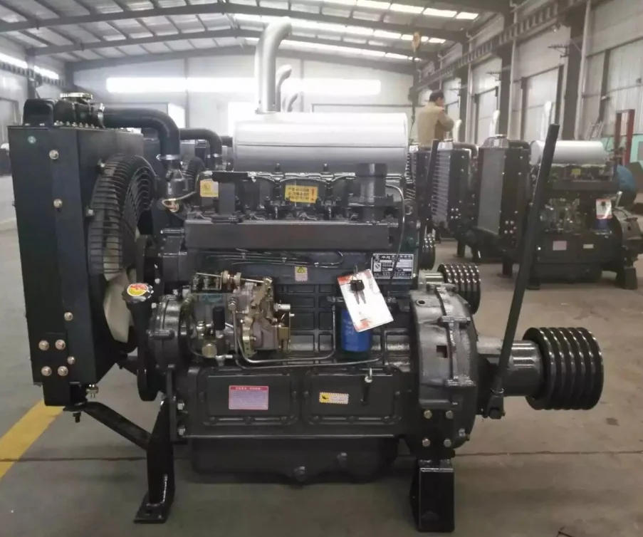 High Quality Diesel Engine ZH4102ZP 52kw 65kva 71Hp Water Cooled Engine Diesel for Water Pump Crusher with Clutch