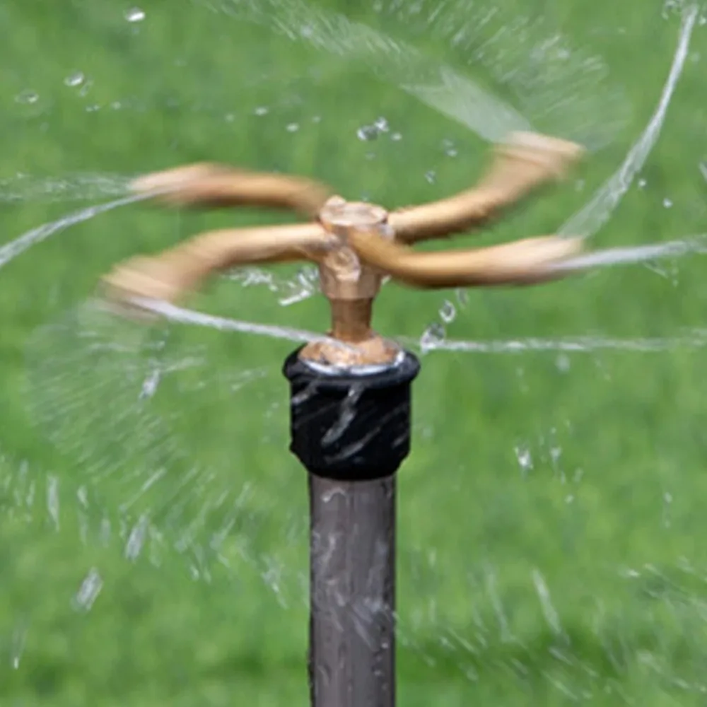 2/3/4 Arm Automatic Rotary Sprinkler 360 Degree 1/2 Inch Automatic Sprayer Brass Irrigation Sprinkler Heads