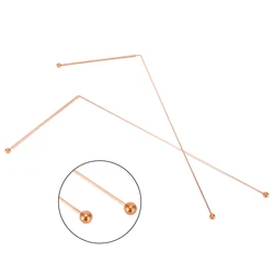 Varillas de radiestesia de cobre 99.9%, Detector de metales para caza, adivinación de tesoros de agua, varillas de adivinación, 2 uds.