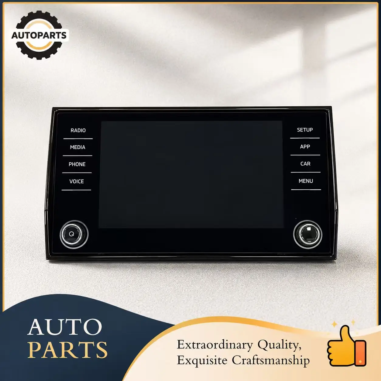 For Skoda Octavia MK3 8 inch Touch LCD Navigation Radio Display Original Monitor 565919605C 565 919 605C Car Replacement Screen