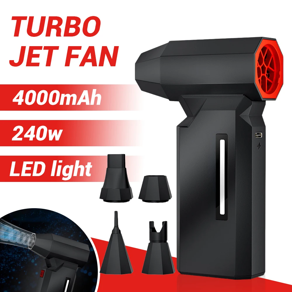 

Усилитель струйного вентилятора, портативный беспроводной очиститель клавиатуры компьютера, 350000 об/мин, бесщеточный сильный турбовентилятор, воздушная тряпка