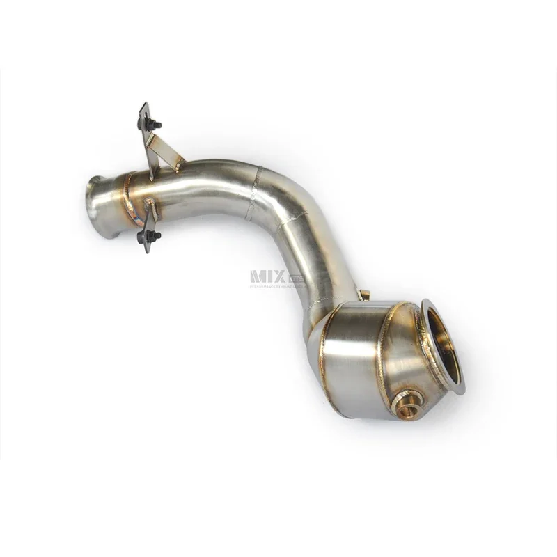 High Flow Downpipe for Mercedes Benz, E300, E200, 2017-2022, W213 2.0T, Right Driver, Without Catalyst