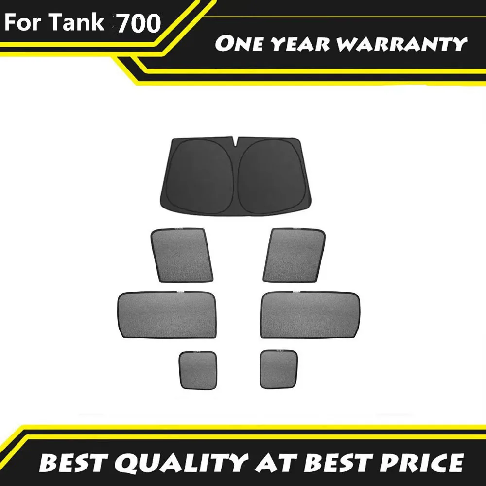 Fit For Tank 700HI4-T 2024 2025 Card Magnetic Mesh Side Window Sunscreen Sunscreen Thermal Insulation Mosquito Control