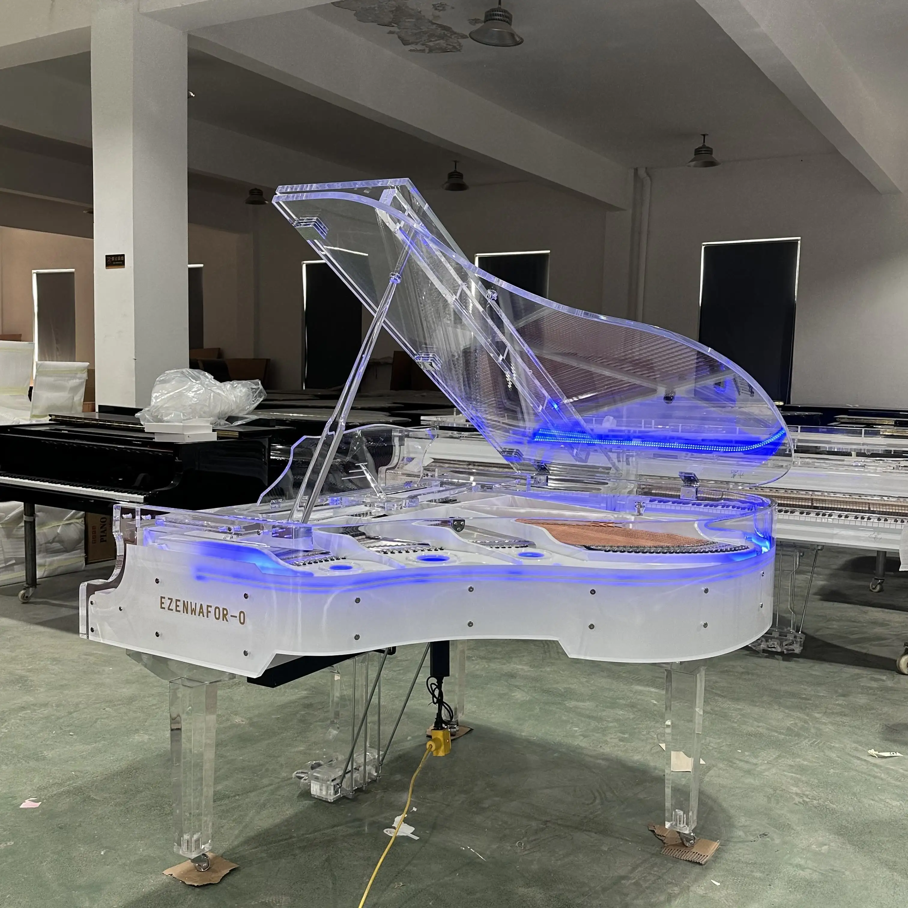 Custom Acrylic Grand Piano with Autoplayer System 152cm~190cm