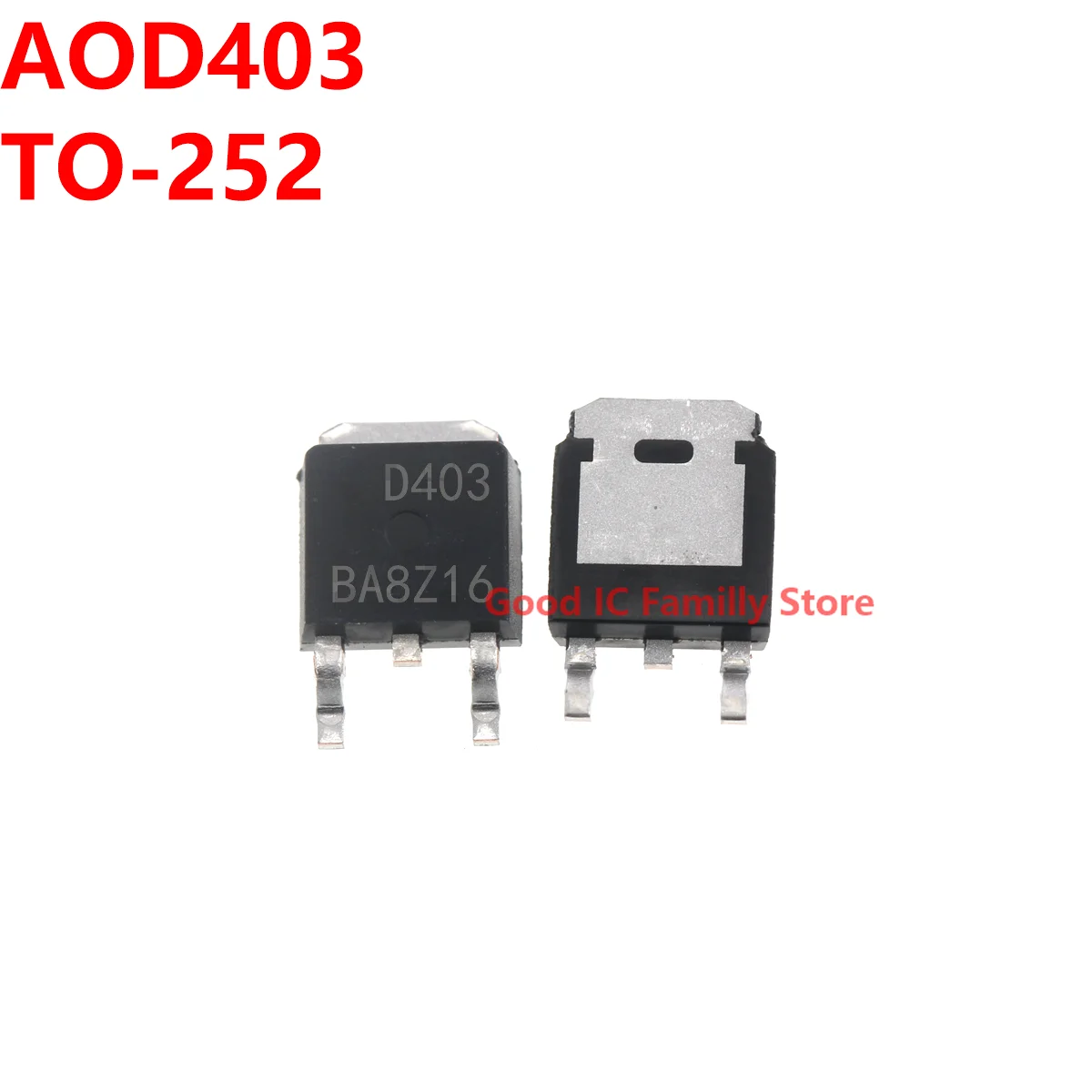 10PCS AOD403 TO-252