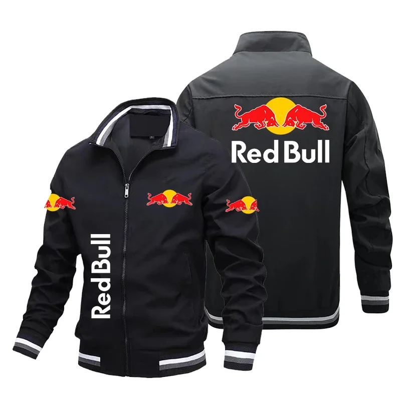 Rode Bull Race Jack Voor Heren 2024 Nieuwe Trendy Casual Motorjas Sportkleding Custom Red Bull Racing Team Kleding Jassen