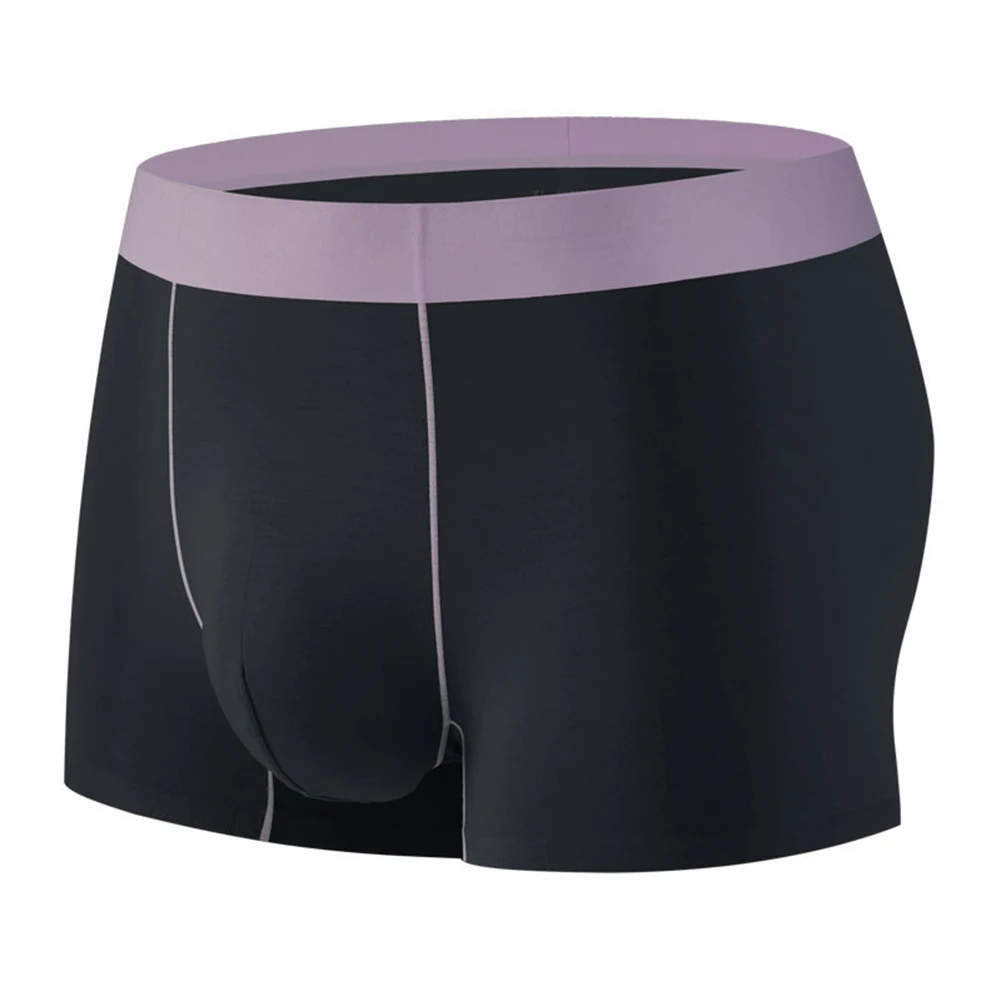 Men Seamless Plus Size Trunks Underwear For Man Panties Solid Calcinha Sissy Bulge Pouch Boxer Shorts Men's Underpants Fashion